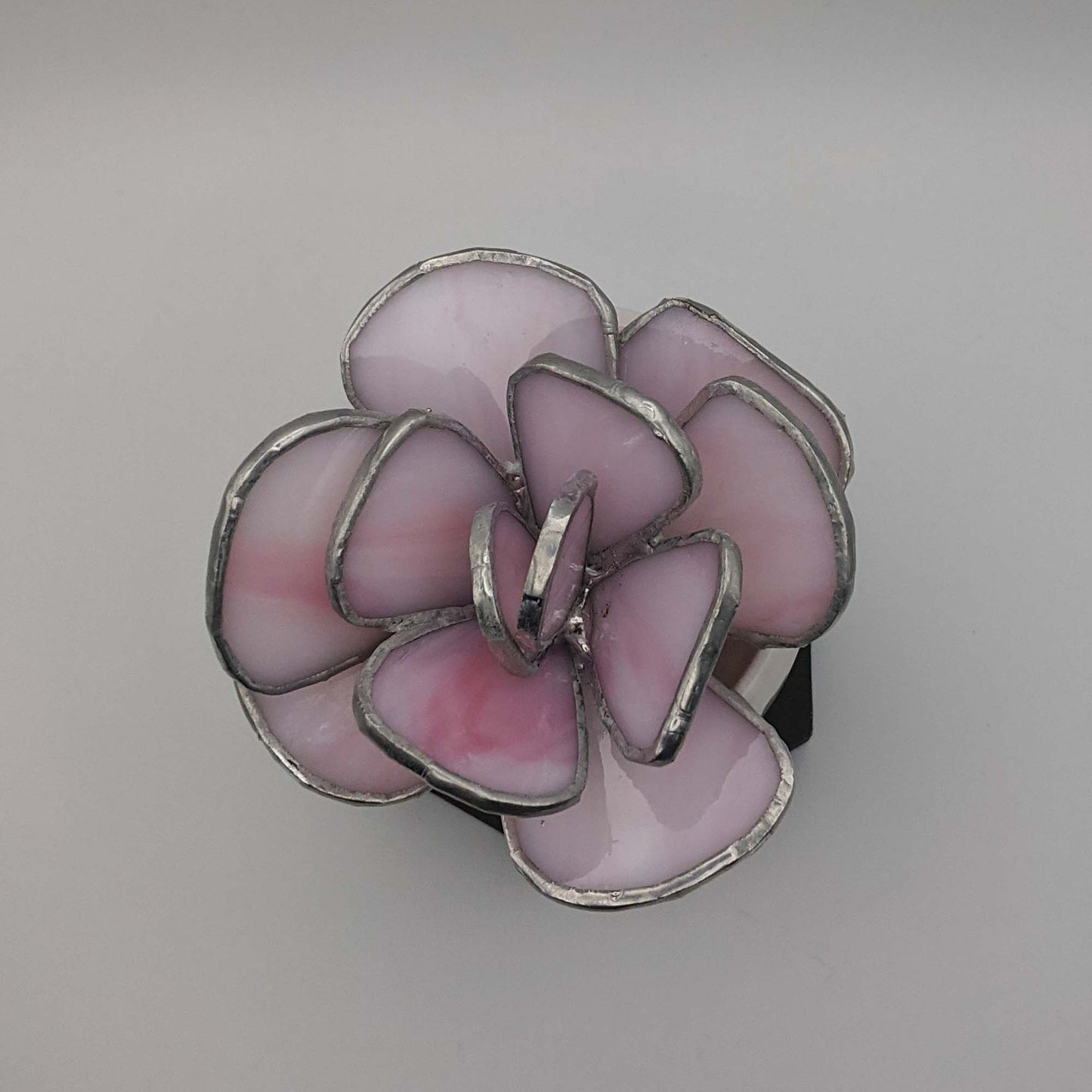3D Rose Flower Stem TUTORIAL stained glass pattern