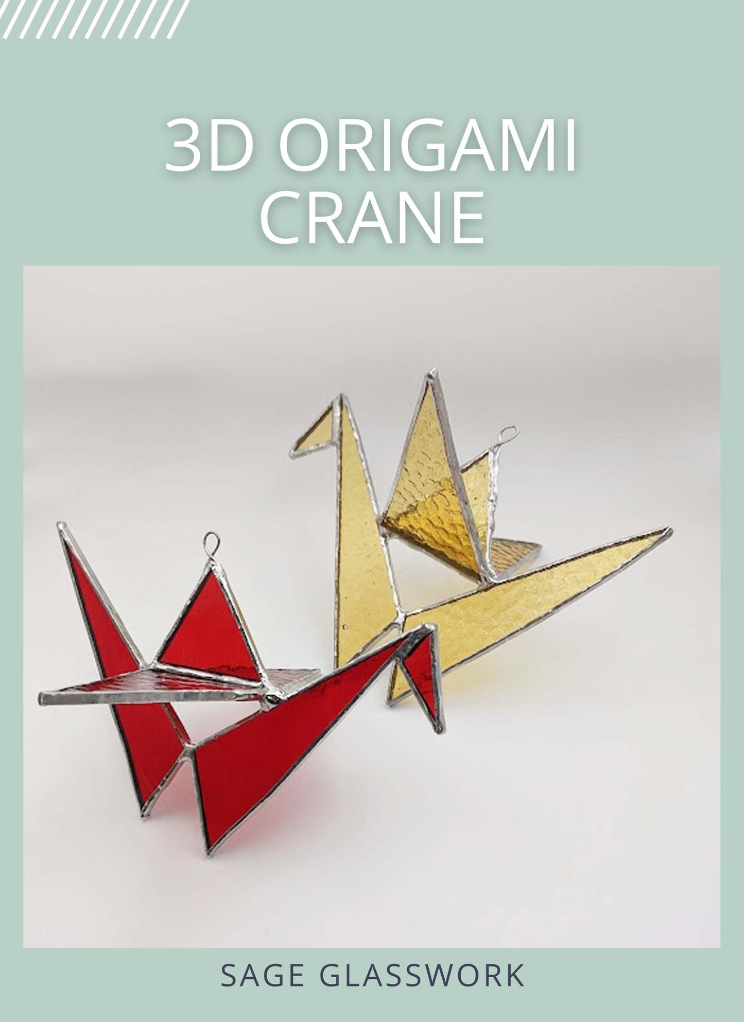 3D Origami Crane TUTORIAL