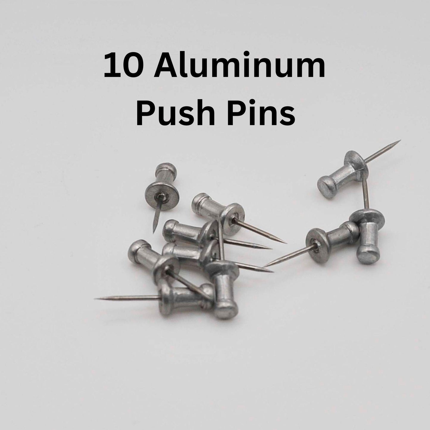 10 Aluminum Push Pins for Stained Glass