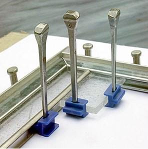 25 horseshoe nails, 2" long